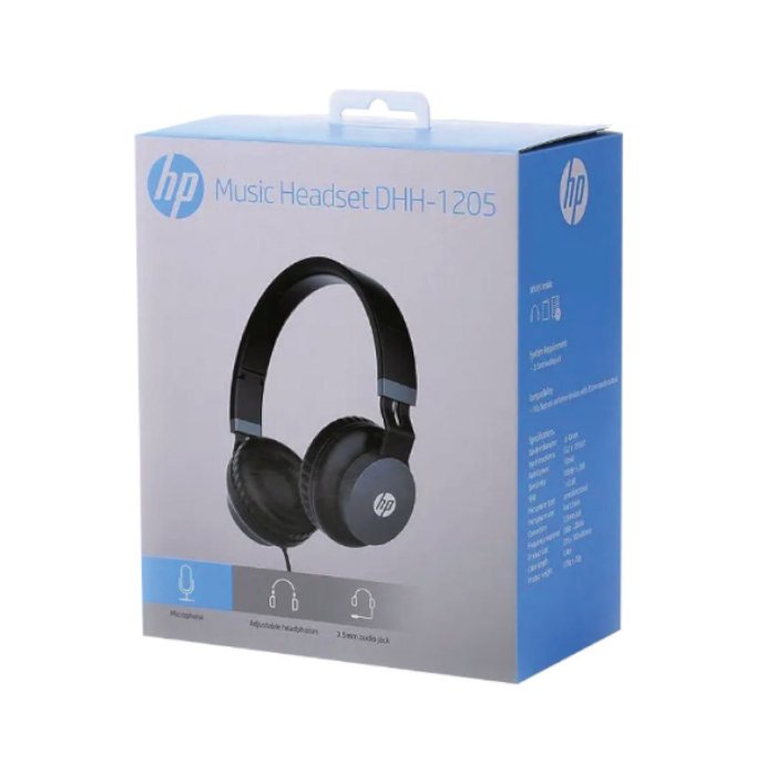 AUDÍFONO HP DHH-1205 NEGRO - IRION Juguetería - 
