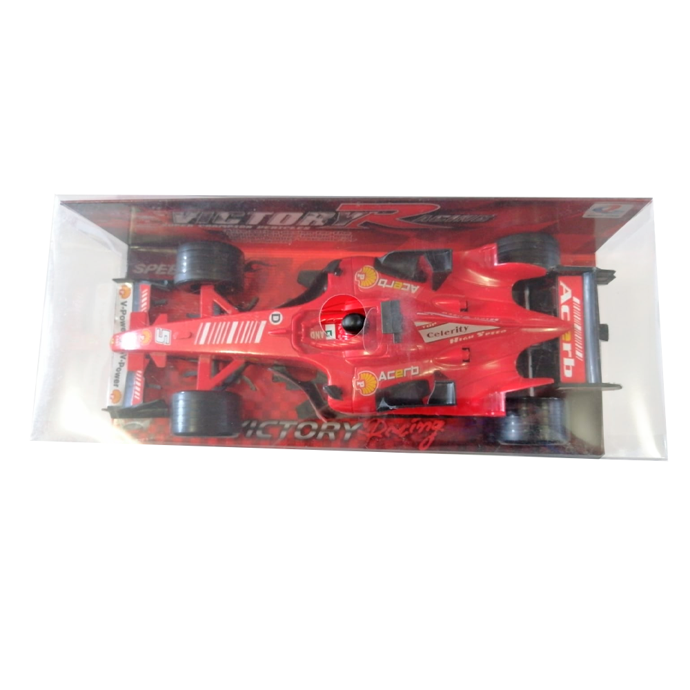 AUTO DE CARRERAS FORMULA 1 ROJO CON LUCES Y SONIDO - IRION Juguetería - 