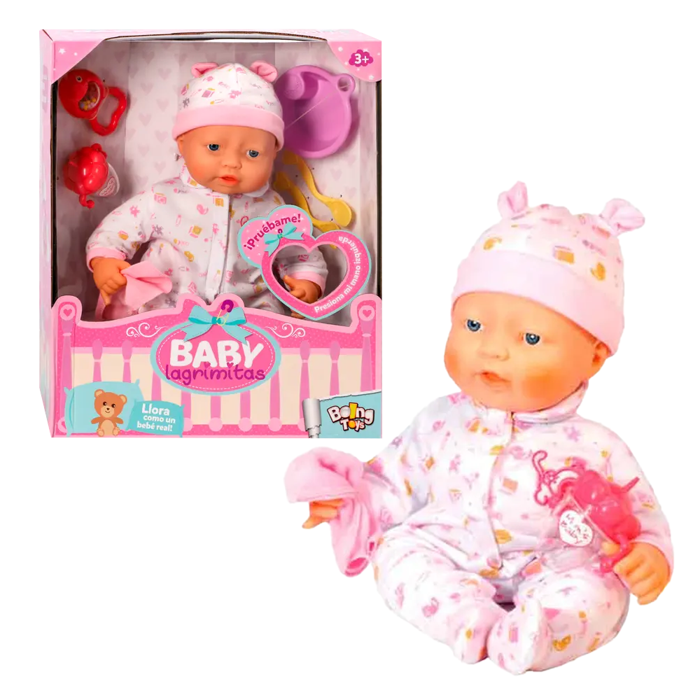 BABY LAGRIMITAS REALES - BOING TOYS - IRION Juguetería - 