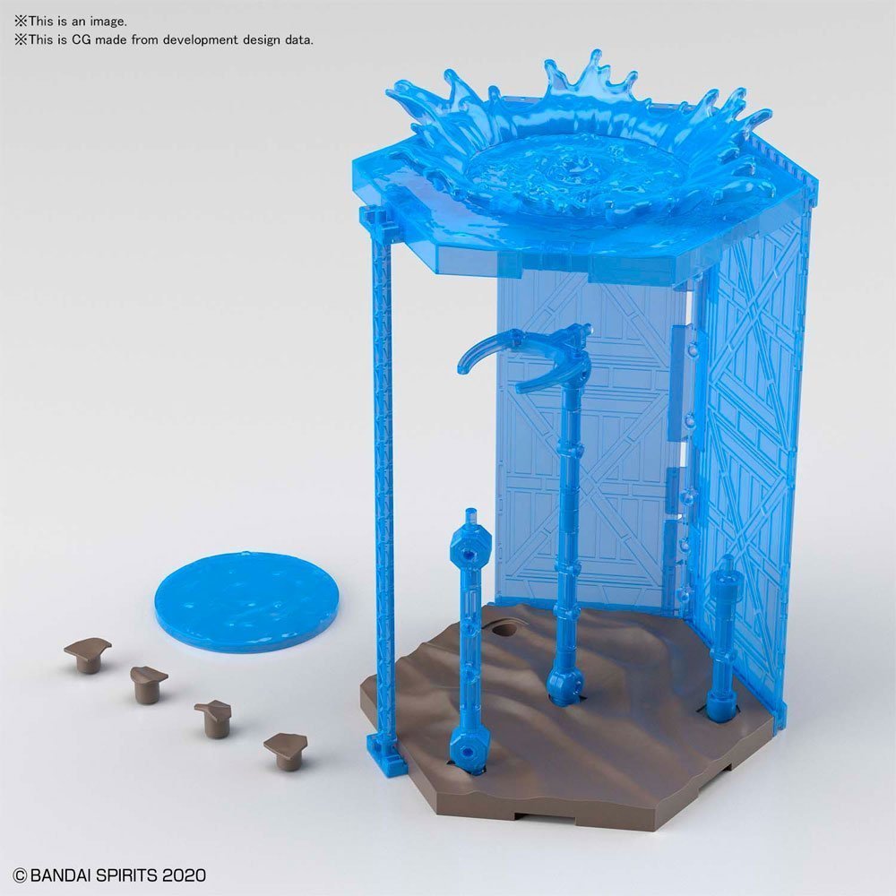BANDAI CUSTOMIZE SCENE BASE (WATER FIELD VER.) - IRION Juguetería - 
