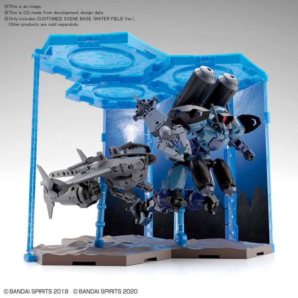 BANDAI CUSTOMIZE SCENE BASE (WATER FIELD VER.) - IRION Juguetería - 