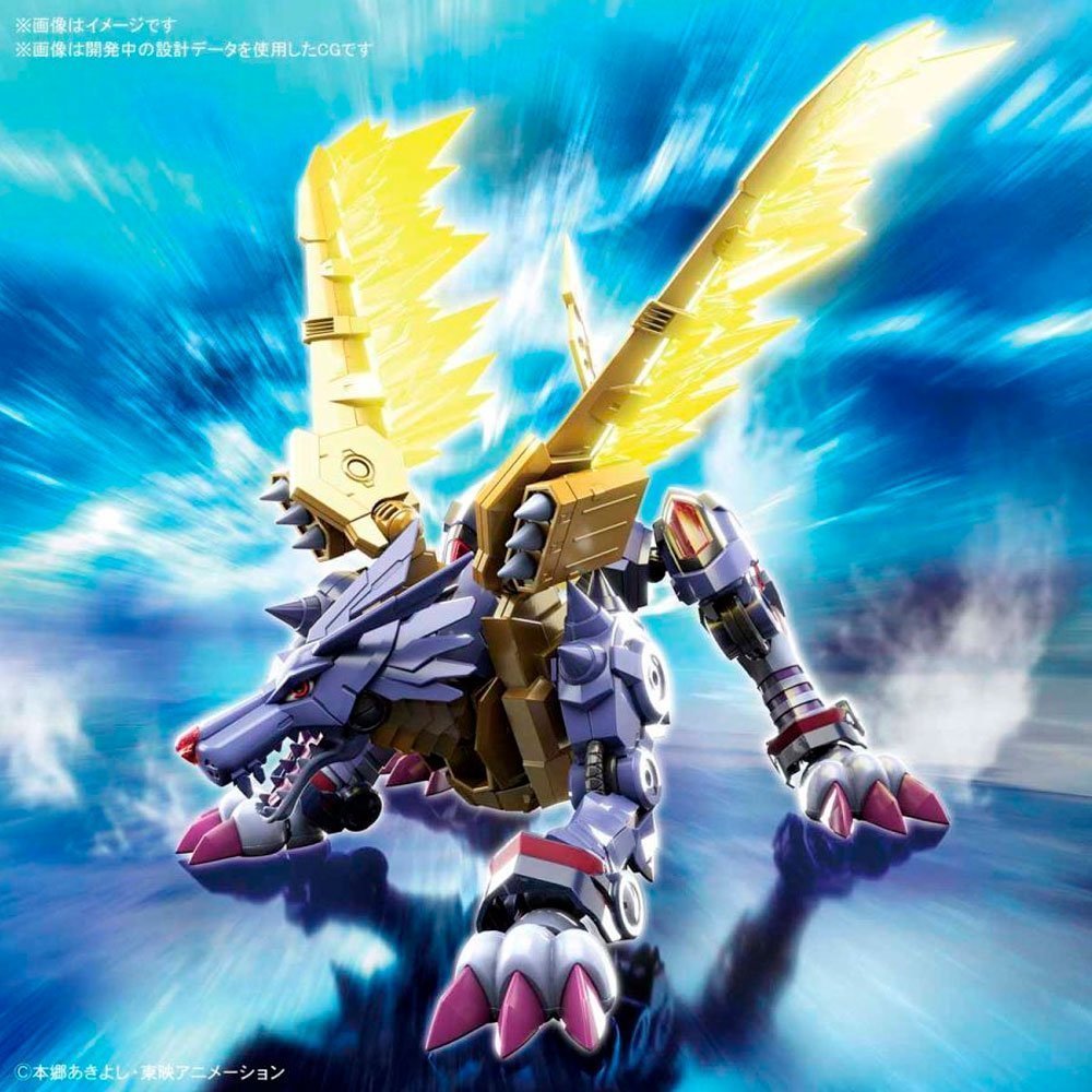 BANDAI FIGURE-RISE STANDARD METALGARURUMON (AMPLIFIED) - IRION Juguetería - 
