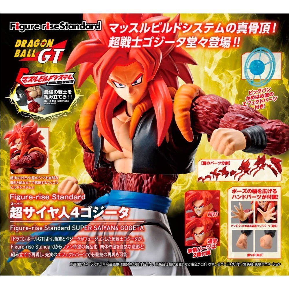 BANDAI FIGURE RISE DRAGON BALL GT SUPER SAIYAN 4 GOGETA - IRION Juguetería - 
