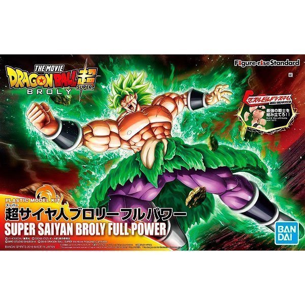 BANDAI FIGURE RISE STANDARD SUPER SAIYAN BROLY FULL POWER - IRION Juguetería - 