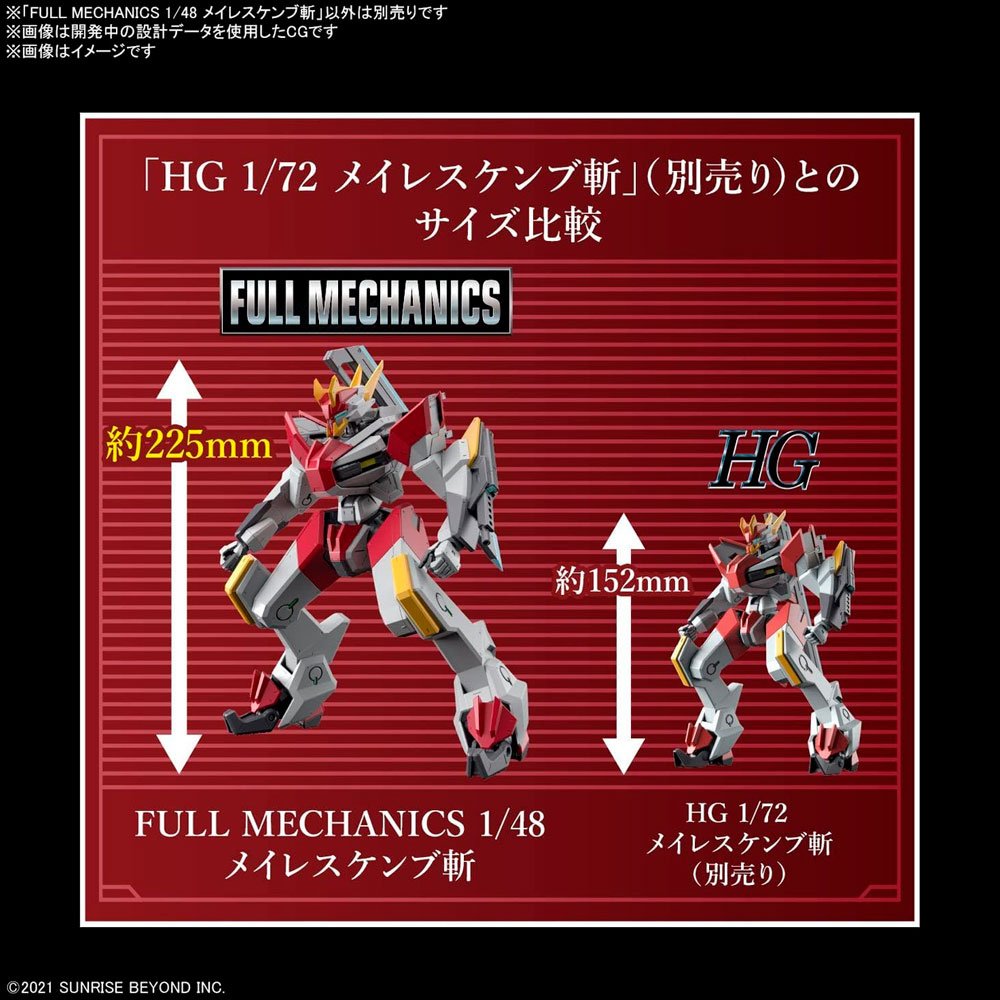 BANDAI FULL MECHANICS MAILES KENBU ZAN - IRION Juguetería - 