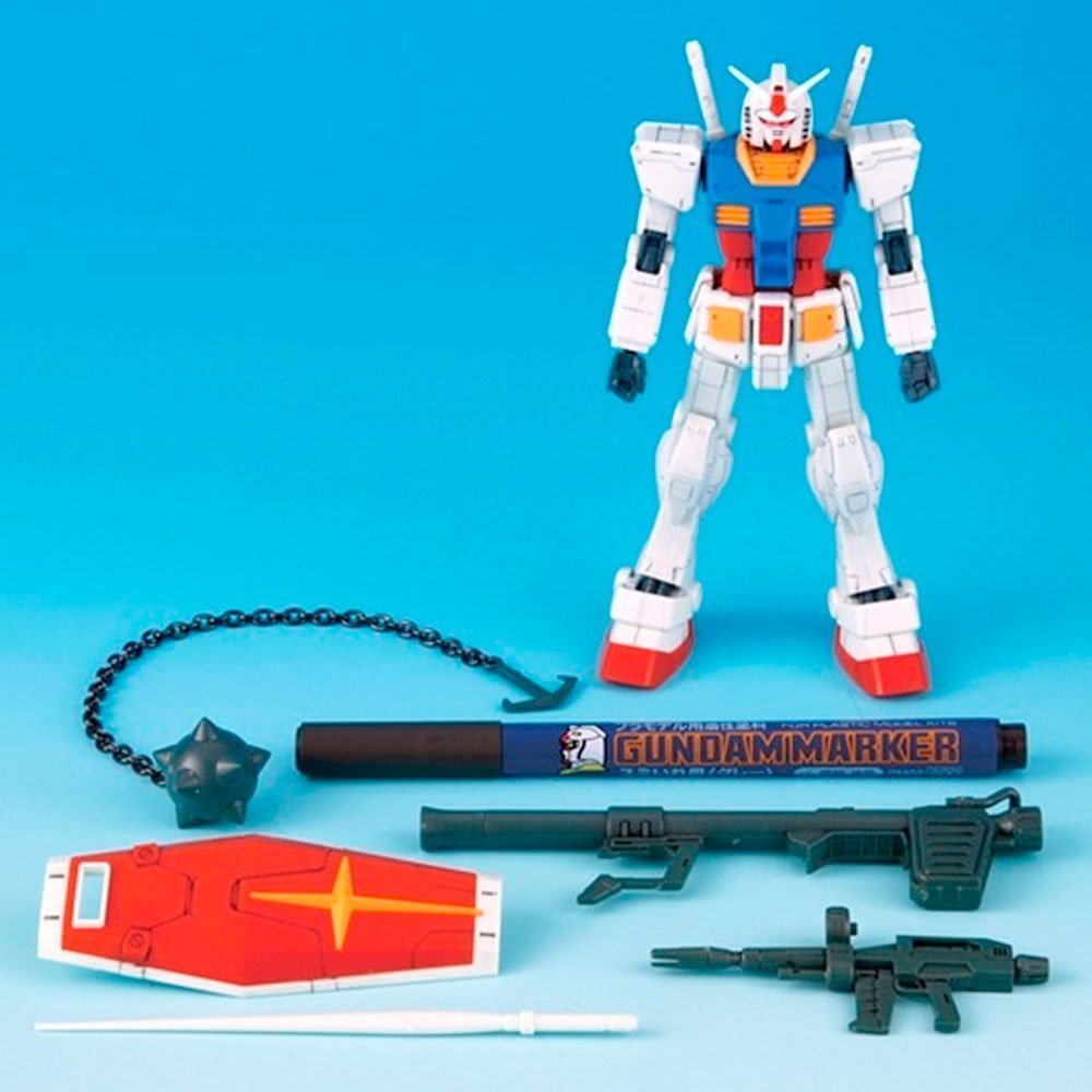 BANDAI GUNPLA STARTER SET VOL.2 MOBILE SUIT RX-78-2 GUNDAM HG - IRION Juguetería - 