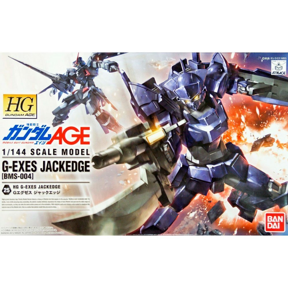 BANDAI HG MOBILE SUIT G-EXES JACKEDGE - IRION Juguetería - 
