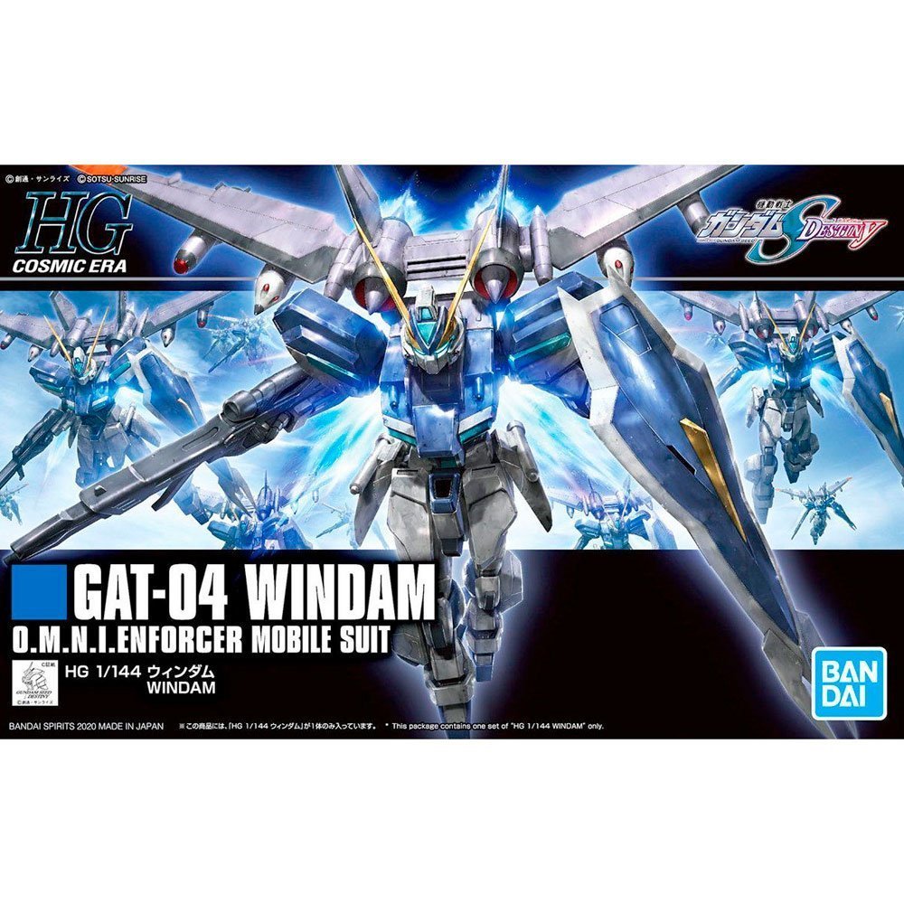 BANDAI HG MOBILE SUIT GAT-04 WINDAM - IRION Juguetería - 