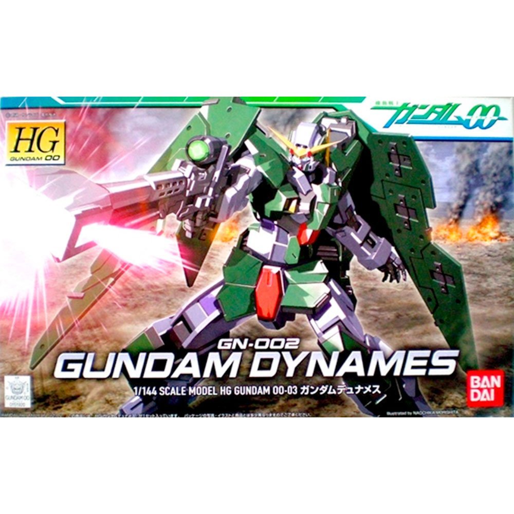 BANDAI HG MOBILE SUIT GN-002 GUNDAM DYNAMES - IRION Juguetería - 