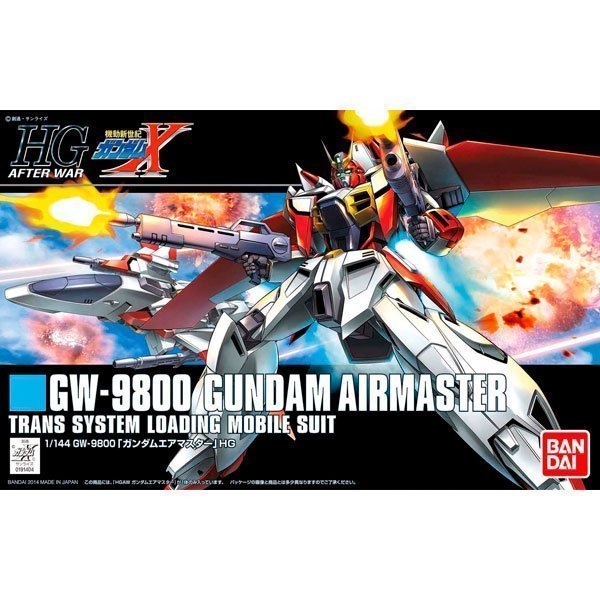 BANDAI HG MOBILE SUIT GUNDAM GW-9800 GUNDAM AIRMASTER - IRION Juguetería - 