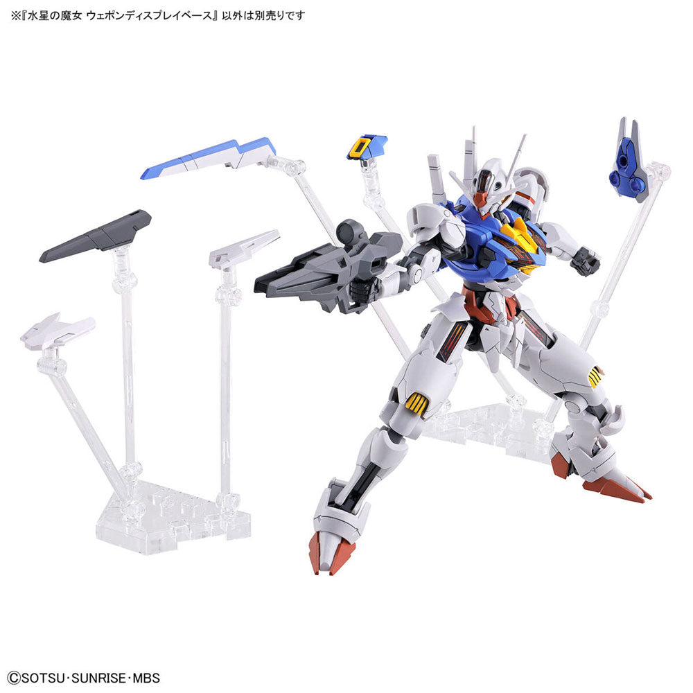 BANDAI HG MOBILE SUIT GUNDAM: WITCH FROM MERCURY WEAPON DISPLAY BASE - IRION Juguetería - 