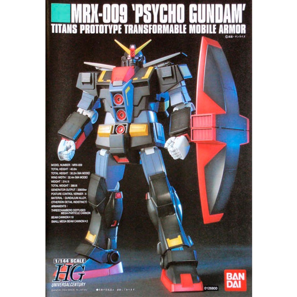 BANDAI HG MOBILE SUIT MRX-009 PSYCHO GUNDAM - IRION Juguetería - 