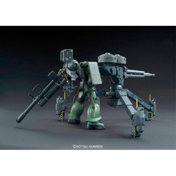 BANDAI HG MOBILE SUIT MS-06 ZAKU II + BIG GUN SET - IRION Juguetería - 