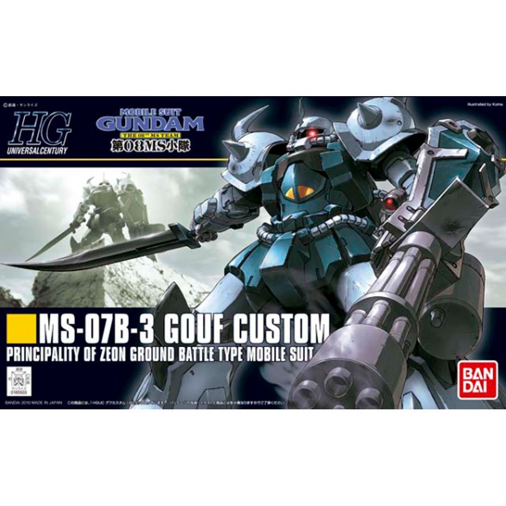 BANDAI HG MOBILE SUIT MS-07B-3 GOUF CUSTOM - IRION Juguetería - 