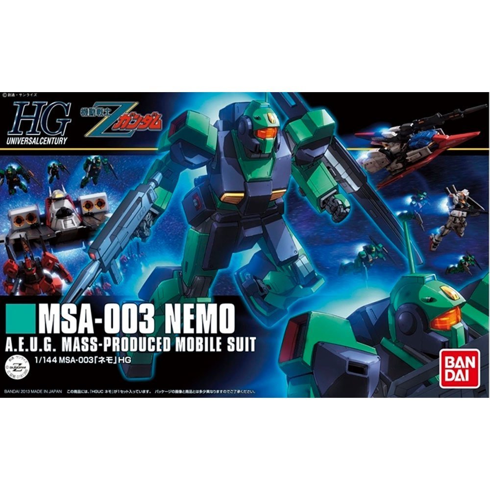 BANDAI HG MOBILE SUIT MSA-003 NEMO - IRION Juguetería - 
