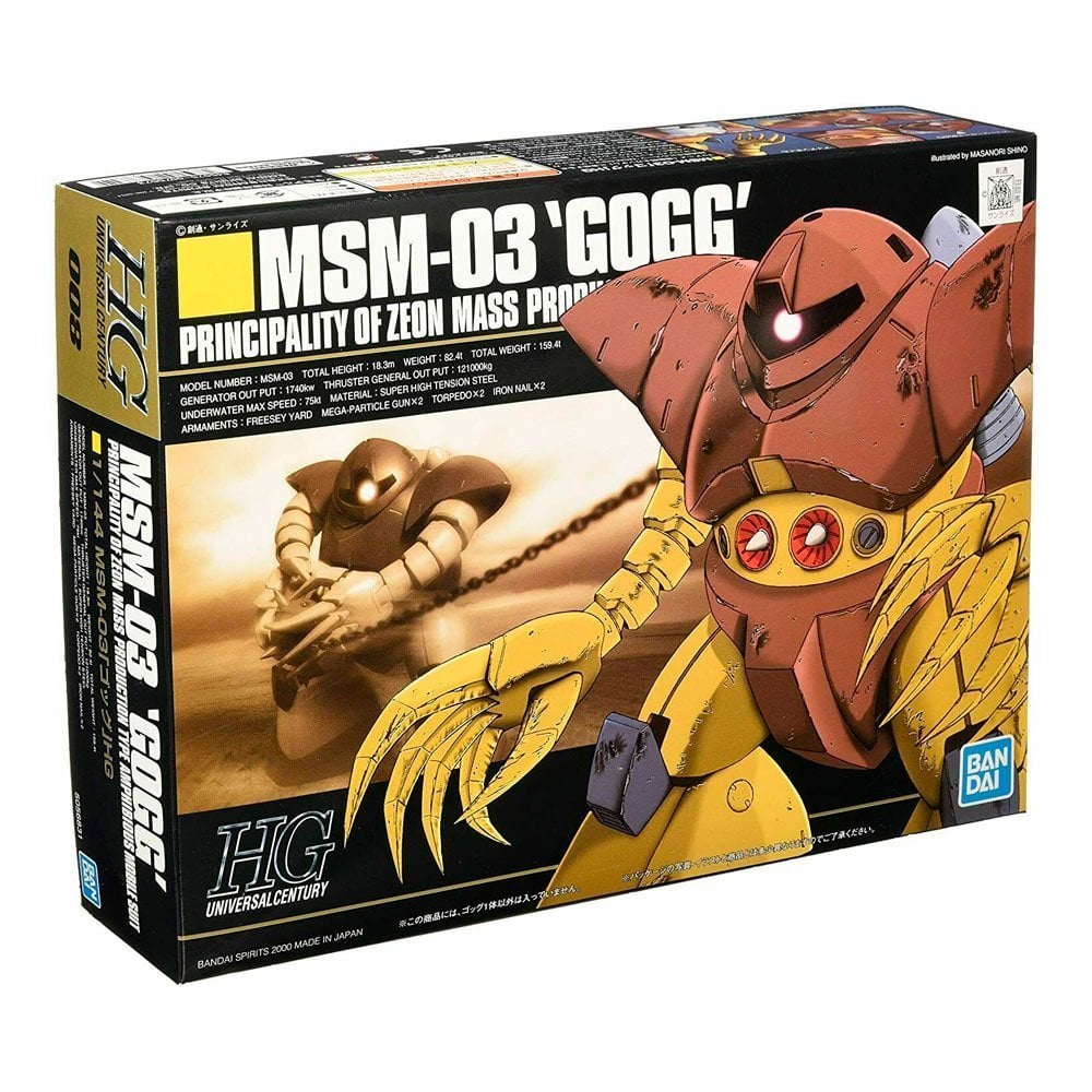 BANDAI HG MOBILE SUIT MSM-03 GOGG - IRION Juguetería - 