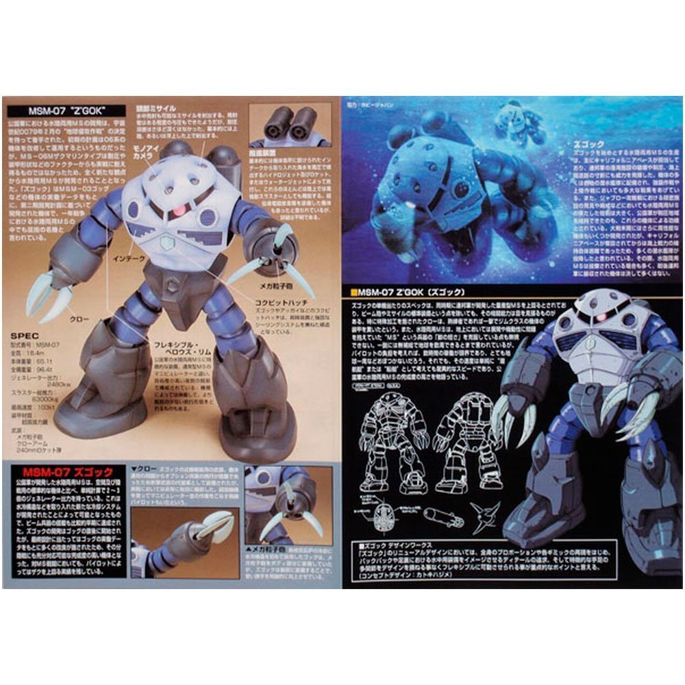 BANDAI HG MOBILE SUIT MSM-07 Z´GOK - IRION Juguetería - 