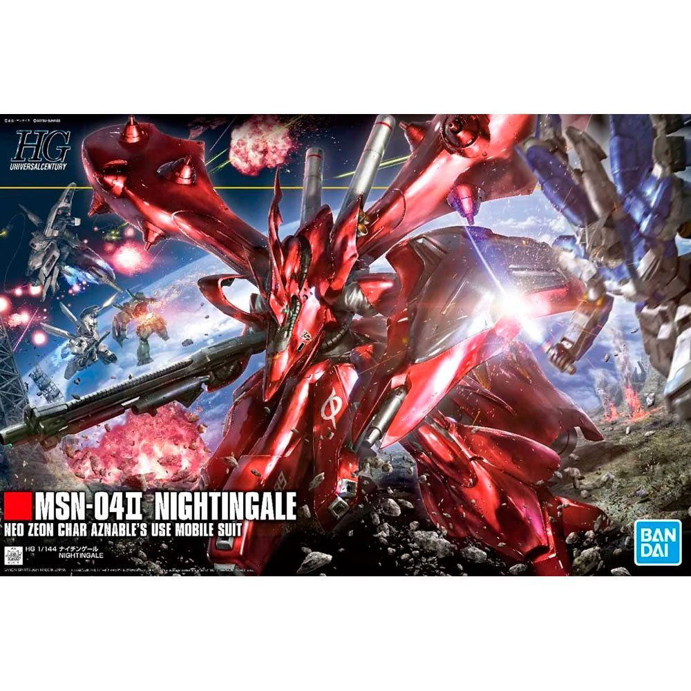 BANDAI HG MOBILE SUIT MSN-04II NIGHTINGALE - IRION Juguetería - 