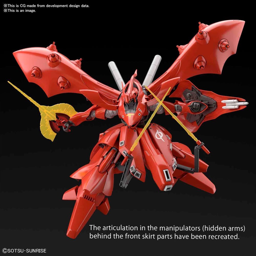 BANDAI HG MOBILE SUIT MSN-04II NIGHTINGALE - IRION Juguetería - 