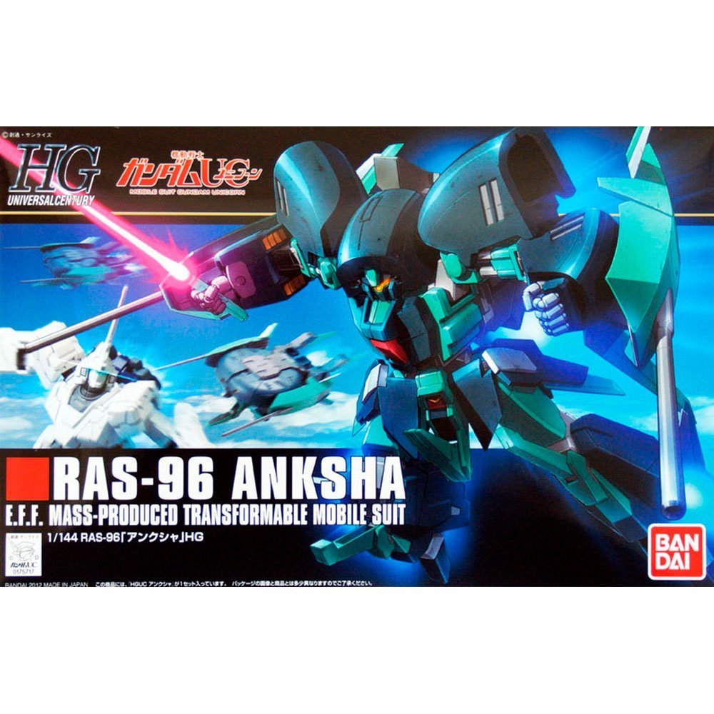 BANDAI HG MOBILE SUIT RAS-96 ANKSHA - IRION Juguetería - 