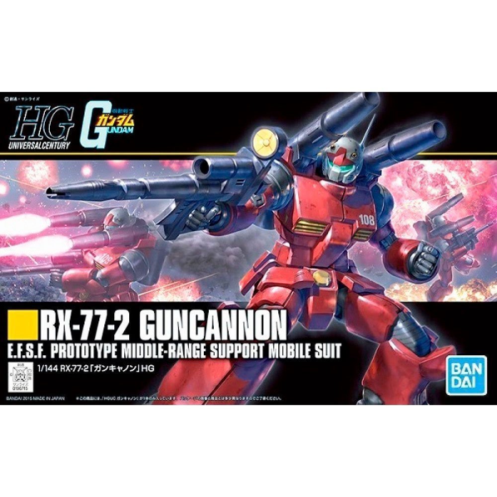 BANDAI HG MOBILE SUIT REVIVE RX-77-2 GUNCANNON - IRION Juguetería - 