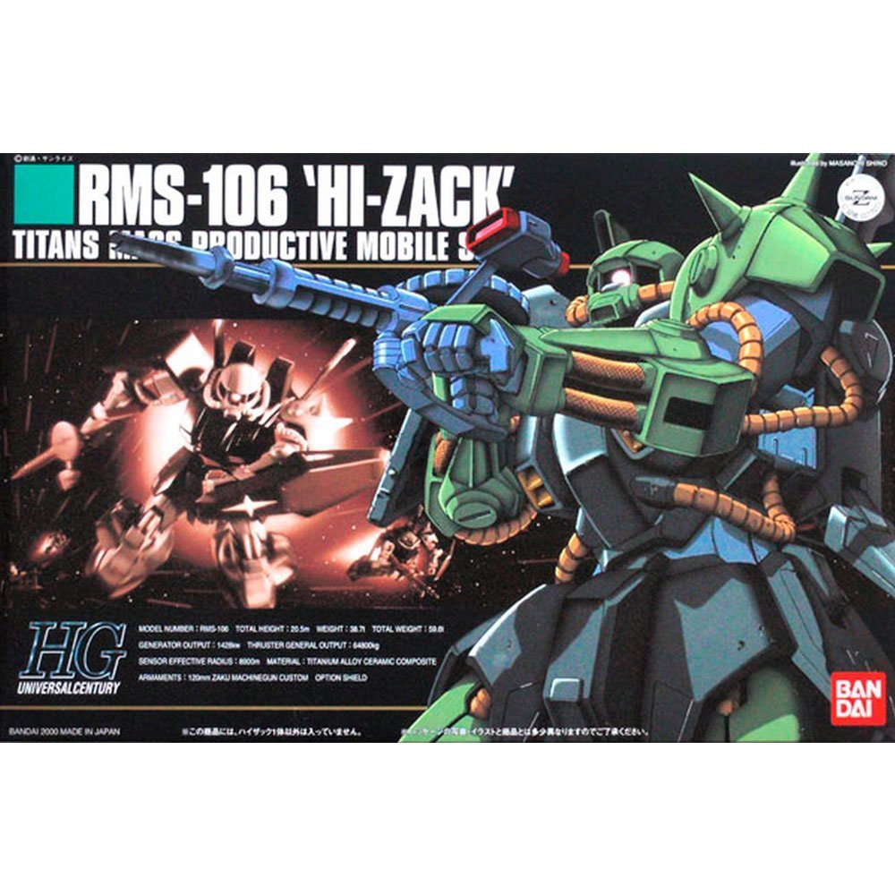 BANDAI HG MOBILE SUIT RMS-106 HI-ZACK - IRION Juguetería - 