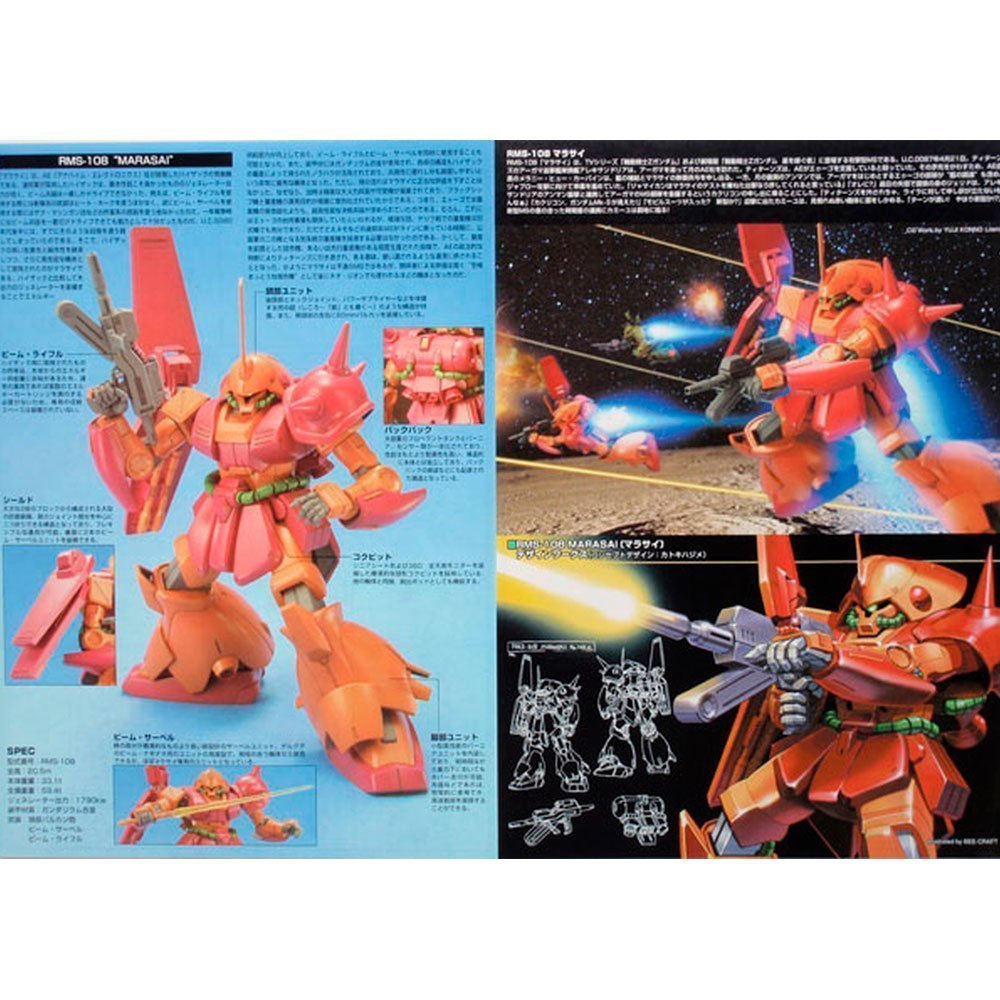 BANDAI HG MOBILE SUIT RMS-108 MARASAI - IRION Juguetería - 