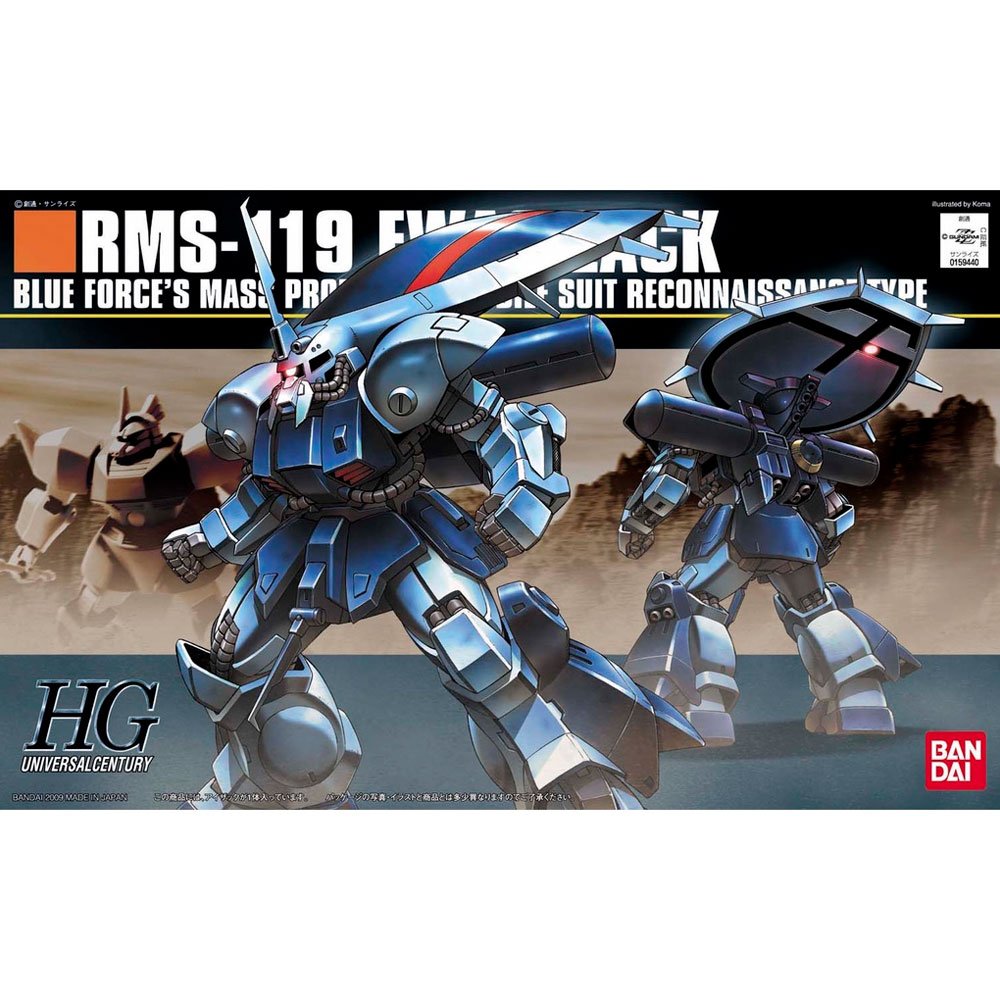 BANDAI HG MOBILE SUIT RMS-119 EWAC-ZACK - IRION Juguetería - 