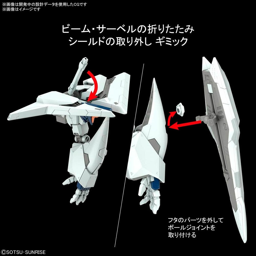 BANDAI HG MOBILE SUIT RX-105 XI GUNDAM - IRION Juguetería - 