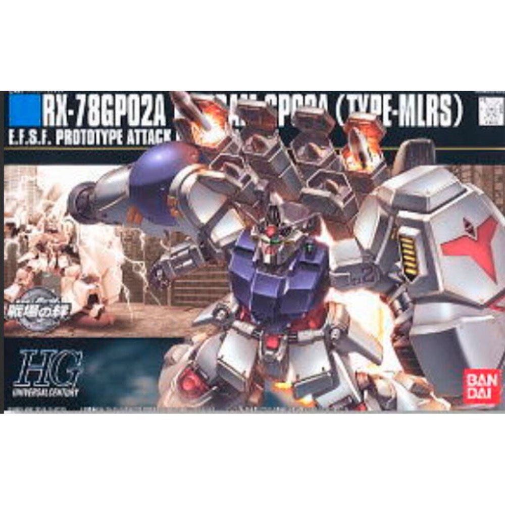 BANDAI HG MOBILE SUIT RX-78 GP02A GUNDAM GP02A TYPE-MLRS - IRION Juguetería - 