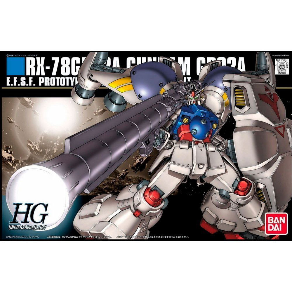 BANDAI HG MOBILE SUIT RX-78 GP02A GUNDAM GP02 - IRION Juguetería - 