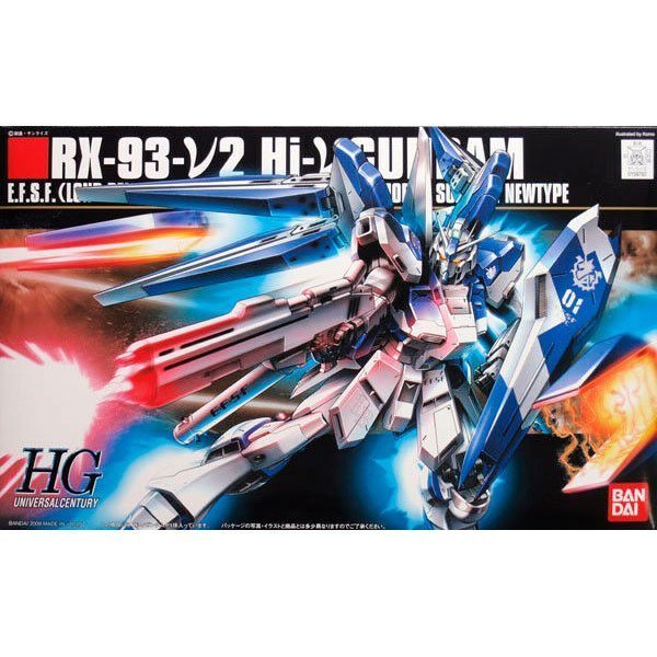 BANDAI HG MOBILE SUIT RX-93-V2 HI-V GUNDAM - IRION Juguetería - 