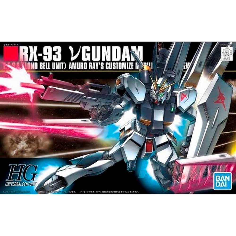 BANDAI HG MOBILE SUIT RX-93 NU GUNDAM - IRION Juguetería - 