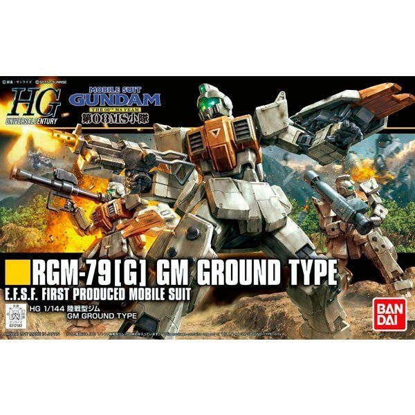 BANDAI HG RGM-79[G] GM GROUND TYPE - IRION Juguetería - 