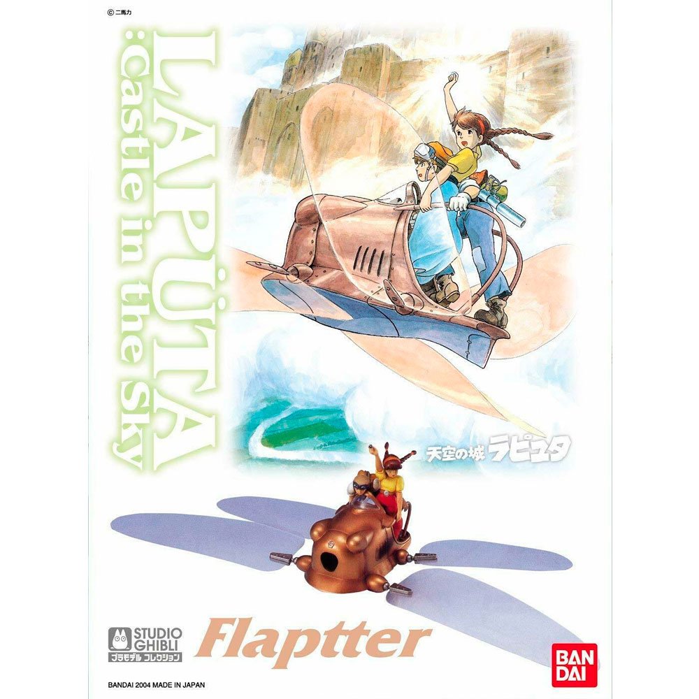 BANDAI LAPUTA: CASTLE IN THE SKY FLAPTTER GHIBLI - IRION Juguetería - 