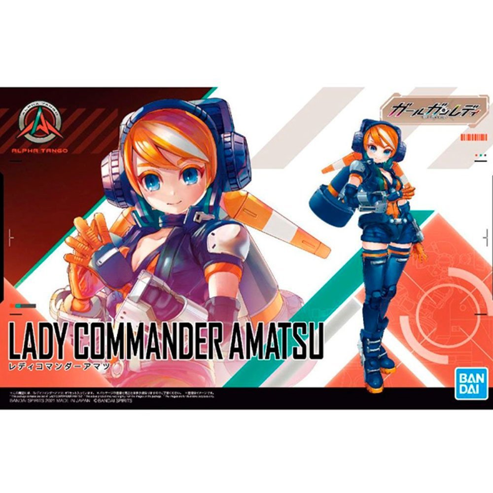 BANDAI MAQUETA GIRL GUN LADY LADY COMMANDER AMATSU - IRION Juguetería - 