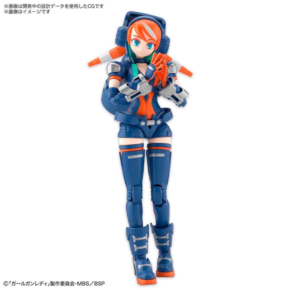 BANDAI MAQUETA GIRL GUN LADY LADY COMMANDER AMATSU - IRION Juguetería - 