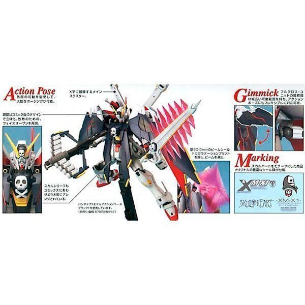 BANDAI MG MOBILE SUIT CROSSBONE GUNDAM X-1 FULL CLOTH - IRION Juguetería - 
