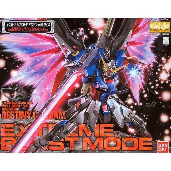 BANDAI MG MOBILE SUIT DESTINY GUNDAM EXTREME BLAST MODE - IRION Juguetería - 