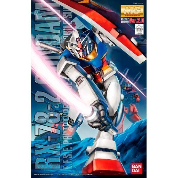 BANDAI MG MOBILE SUIT RX-78-2 GUNDAM VER 2.0 - IRION Juguetería - 
