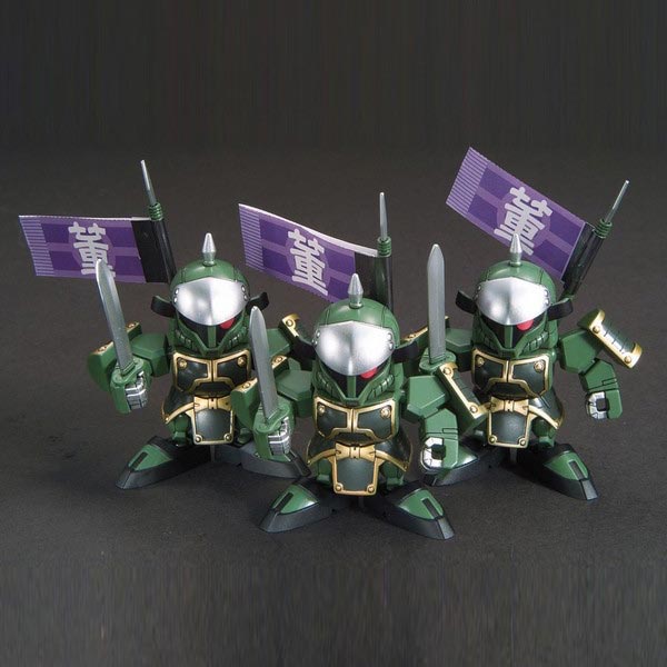 BANDAI MOBILE SUIT DONGZHUO ZAKU & BUDUIBING SD (BB SENSHI SANGOKUDEN) - IRION Juguetería - 