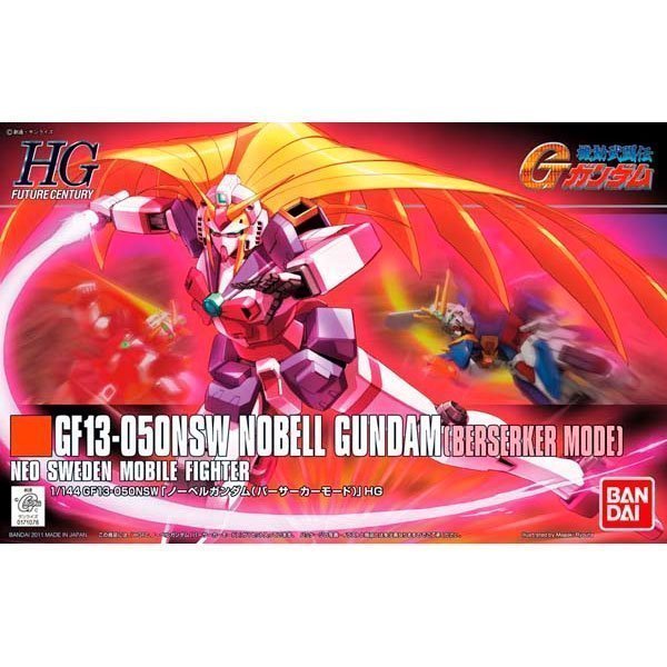 BANDAI MOBILE SUIT GF13-050NSW NOBELL GUNDAM [BERSERKER MODE] HG - IRION Juguetería - 
