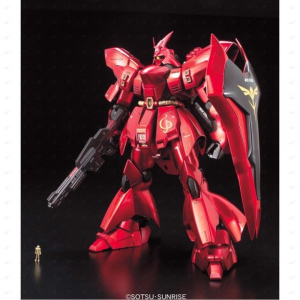 BANDAI MOBILE SUIT GUNDAM MSN-04 SAZABI METALLIC COATING VERSION MG (1:100) - IRION Juguetería - 