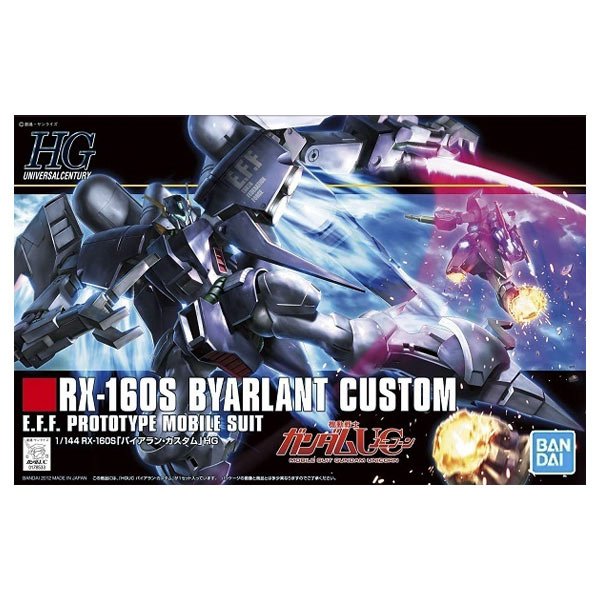 BANDAI MOBILE SUIT RX-160S BYARLANT CUSTOM HG (1:144)(GUNDAM UNICORN) - IRION Juguetería - 