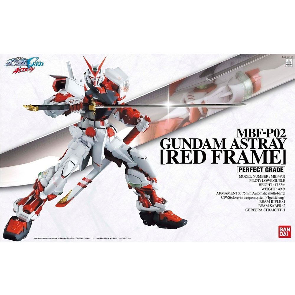 BANDAI PG GUNDAM ASTRAY RED FRAME - IRION Juguetería - 