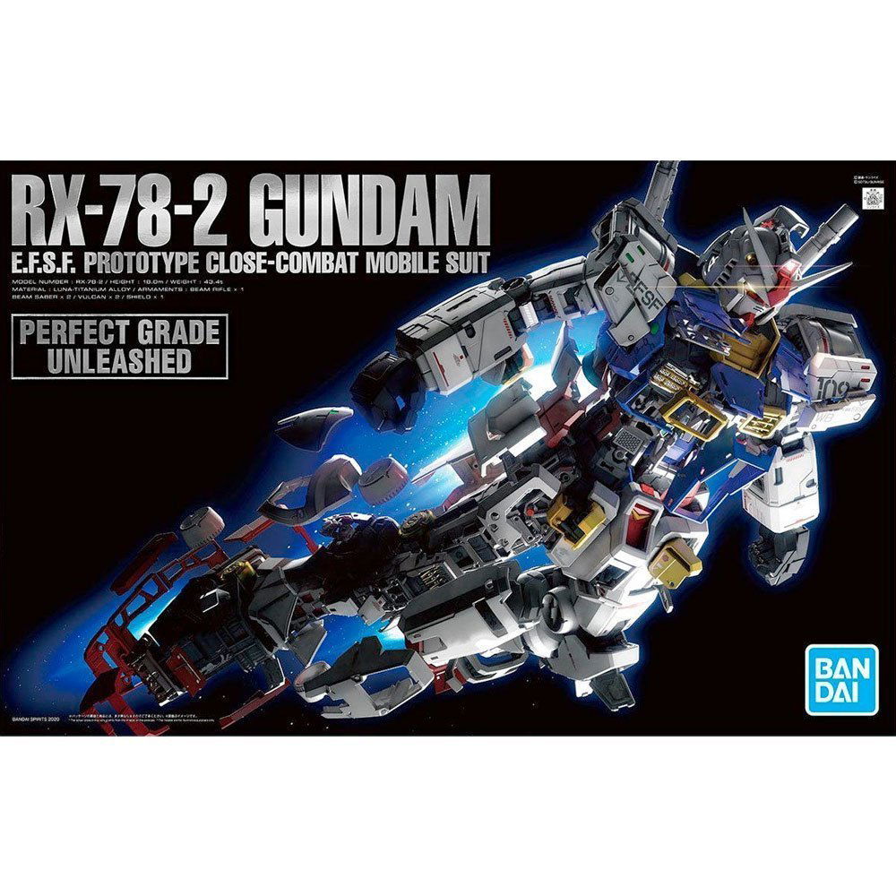 BANDAI PG MOBILE SUIT RX-78-2 GUNDAM UNLEASHED - IRION Juguetería - 