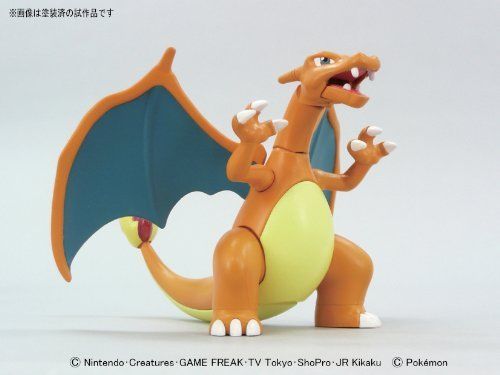 BANDAI POKEMON PLAMO CHARIZARD (CHARMANDER Y CHARMELEON INCLUIDO) - IRION Juguetería - 