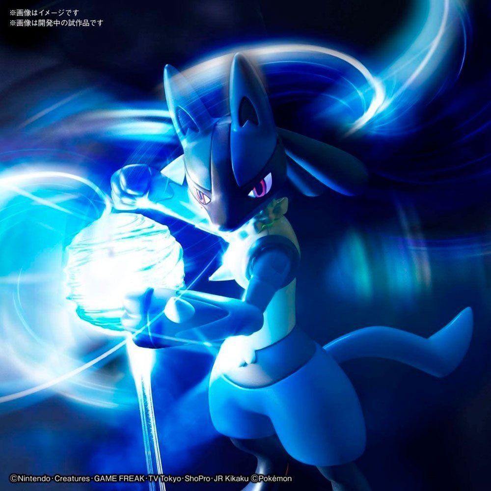BANDAI POKEMON PLAMO COLLECTION NO.44 SELECT SERIES RIOLU AND LUCARIO - IRION Juguetería - 