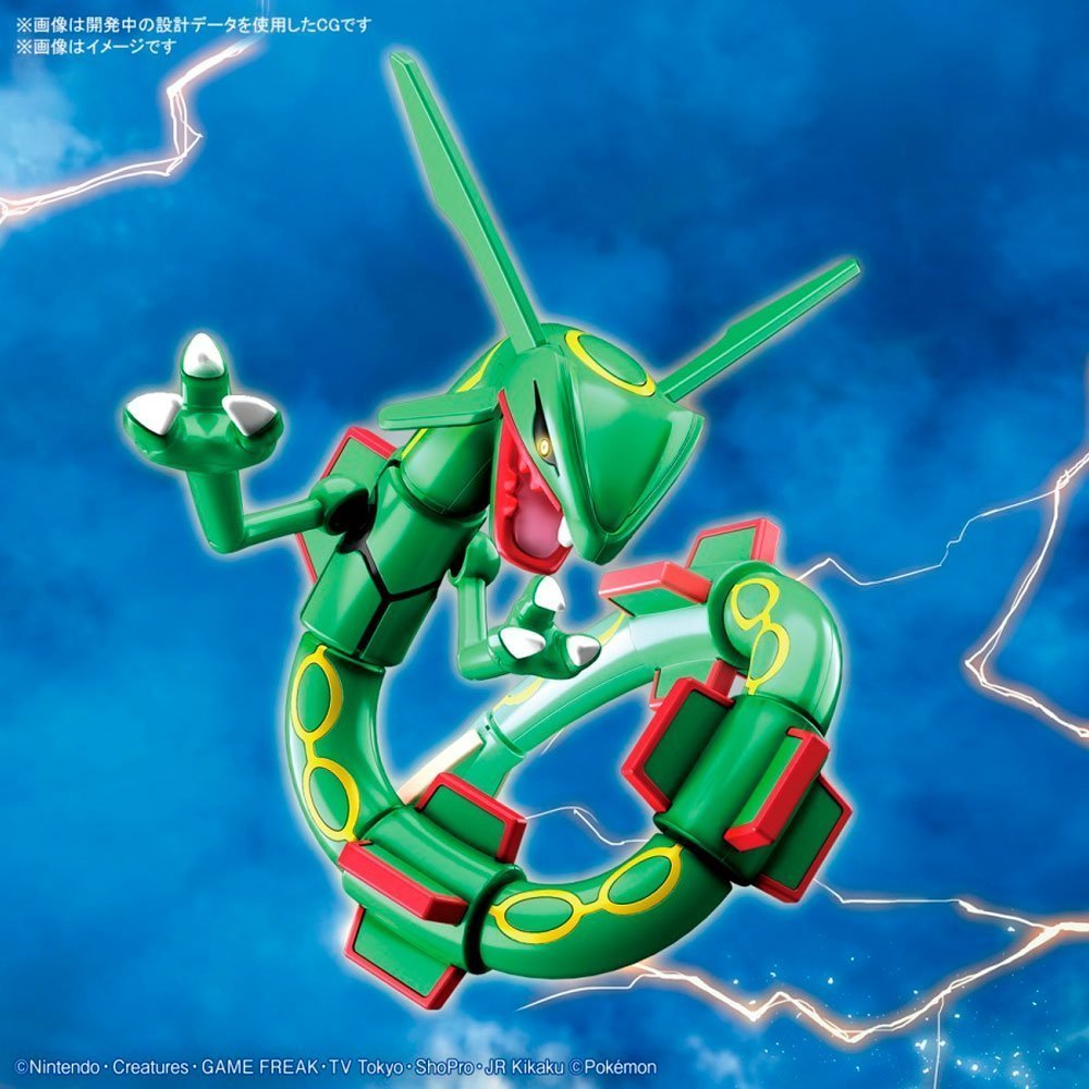 BANDAI POKEMON PLAMO COLLECTION NO.46 SELECT SERIES RAYQUAZA - IRION Juguetería - 