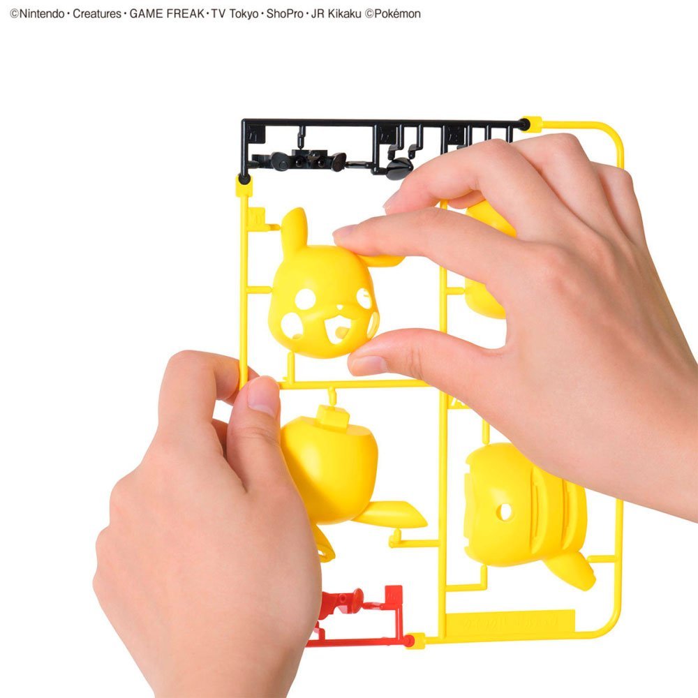 BANDAI POKEMON PLAMO COLLECTION QUICK!! NO.01 PIKACHU - IRION Juguetería - 